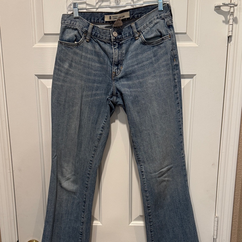 GAP Long and Lean Wide Leg Fit Blue Denim Jeans